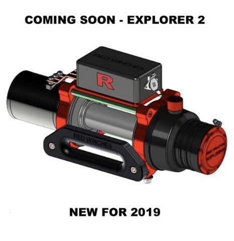 RED WINCHES EXPLORER-2 HIGH PERFORMANCE WINCH