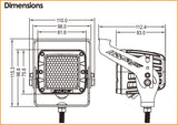 IPF 600 Series 2" Working Lamp (Single)