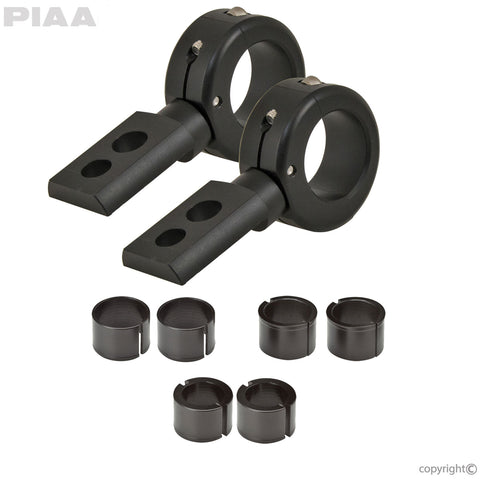 PIAA 360 Black Universal Mounting Bracket Kit (74000)